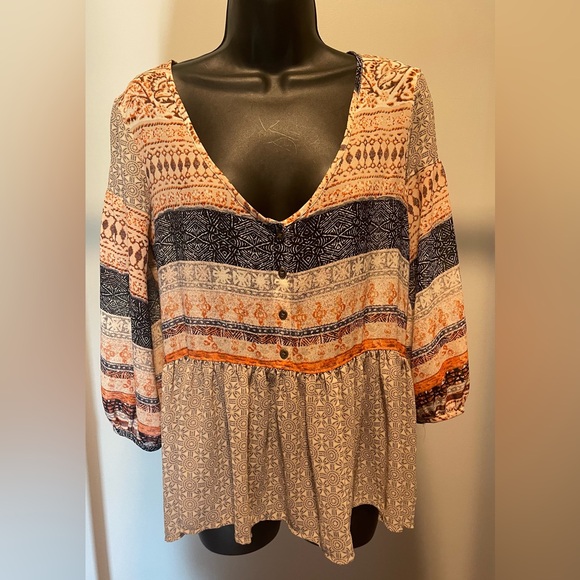ecote’ Semi Sheer Top Sz S - Picture 1 of 4